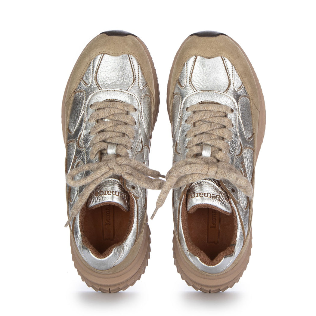 HO01B LAM SOFTY SABBIA  ARGENTO/BEIGE