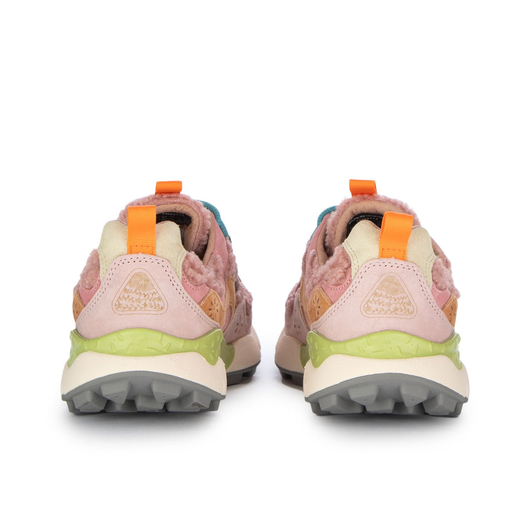 YAMANO 3 SUEDE/TEDDY   ROSA/MARRONE