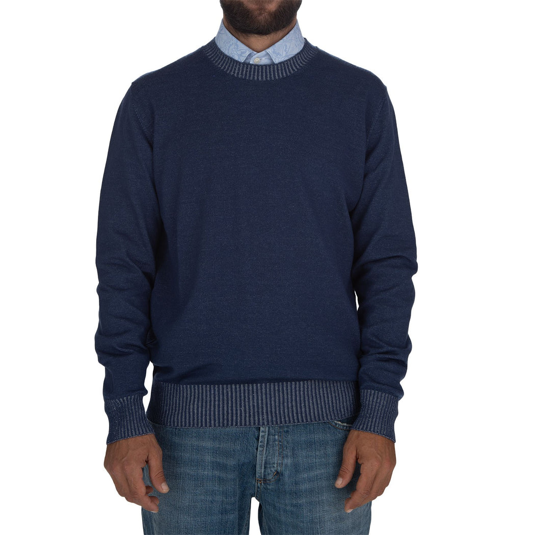 BR5-01 GIRO RASATO 0041-0081 DENIM-GRIGIO  BLU