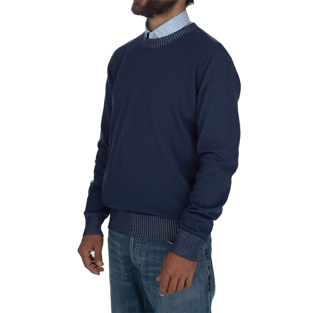 BR5-01 GIRO RASATO 0041-0081 DENIM-GRIGIO  BLU