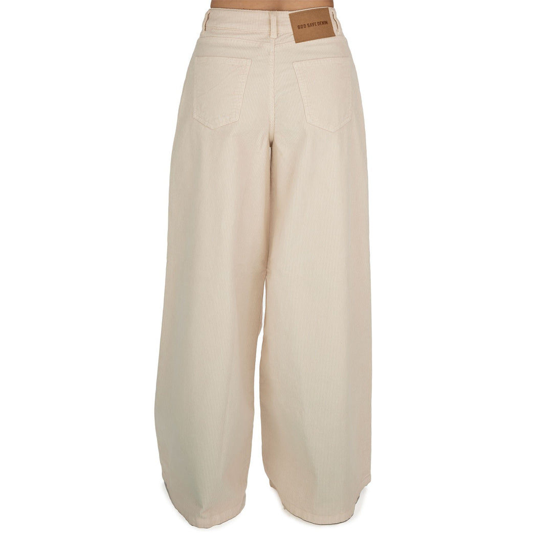 GEMMA-6 PANTAGONNA  BIANCO/PANNA