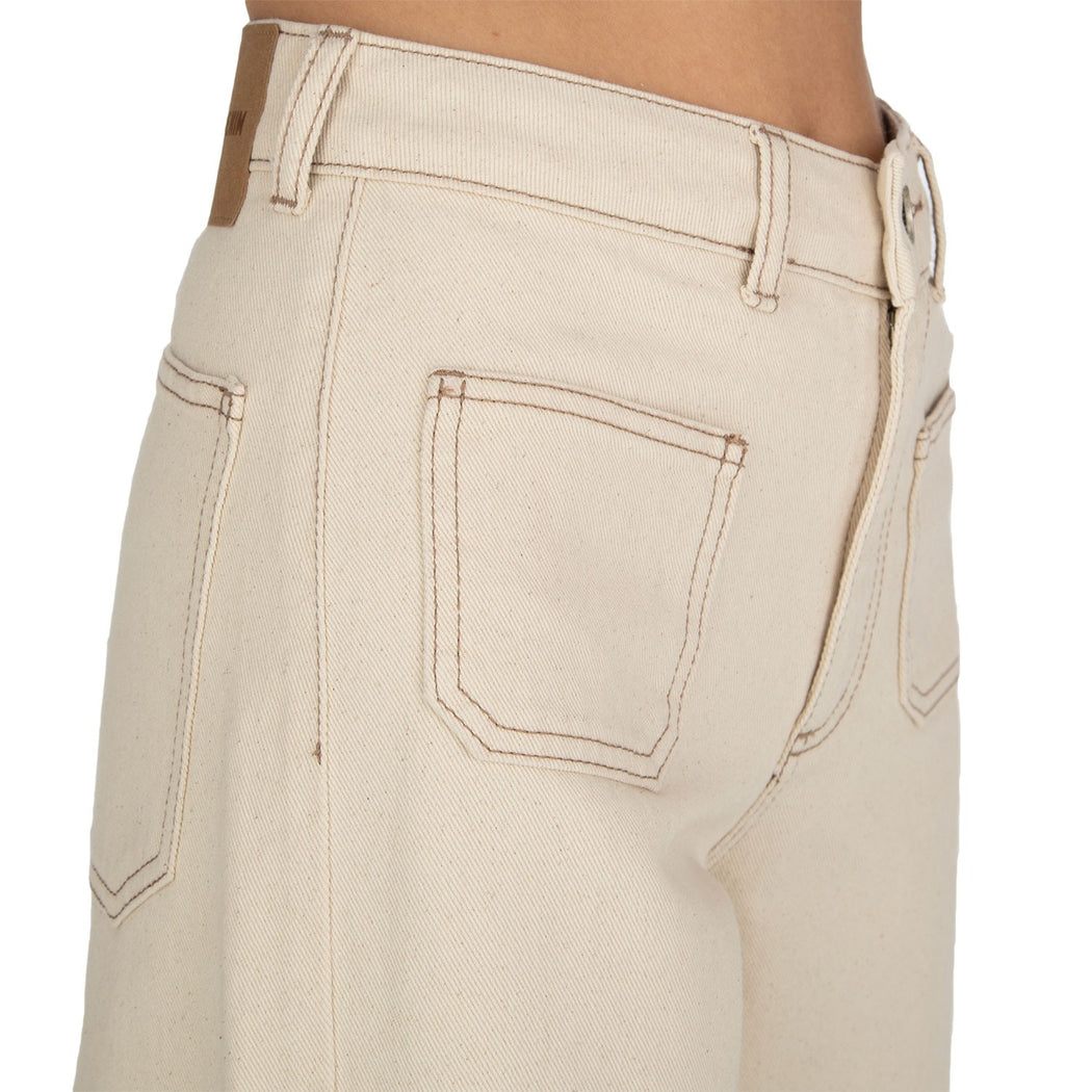 ERMES-5 PANTALONE CROPPED  BEIGE