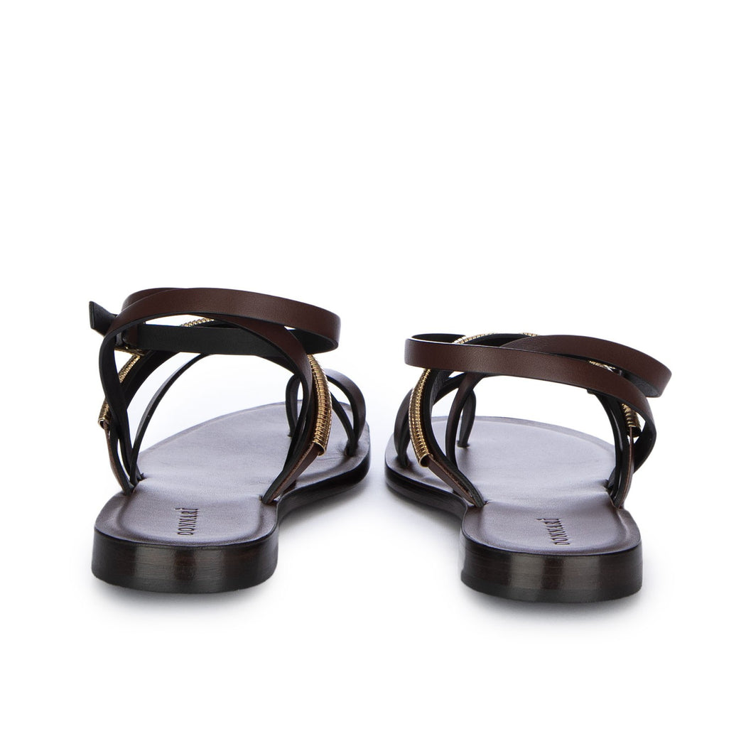 GD32A FASCIA DITO BULGARI CACAO  MARRONE