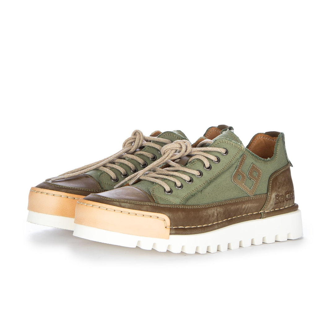 LA SALVIA CANVAS U1901T-9A  VERDE/MARRONE