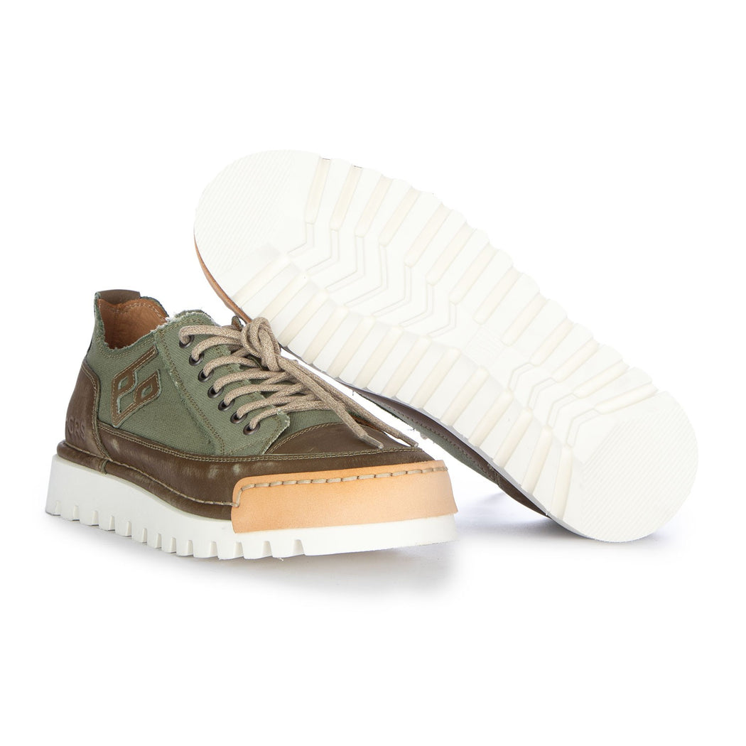 LA SALVIA CANVAS U1901T-9A  VERDE/MARRONE