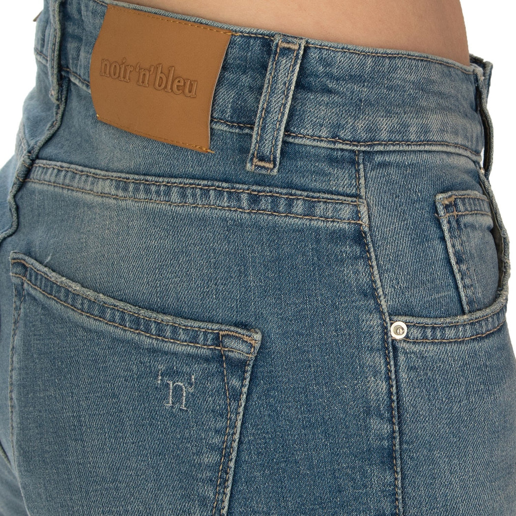 DENISE-109 LONG GAUGHO DENIM  BLU