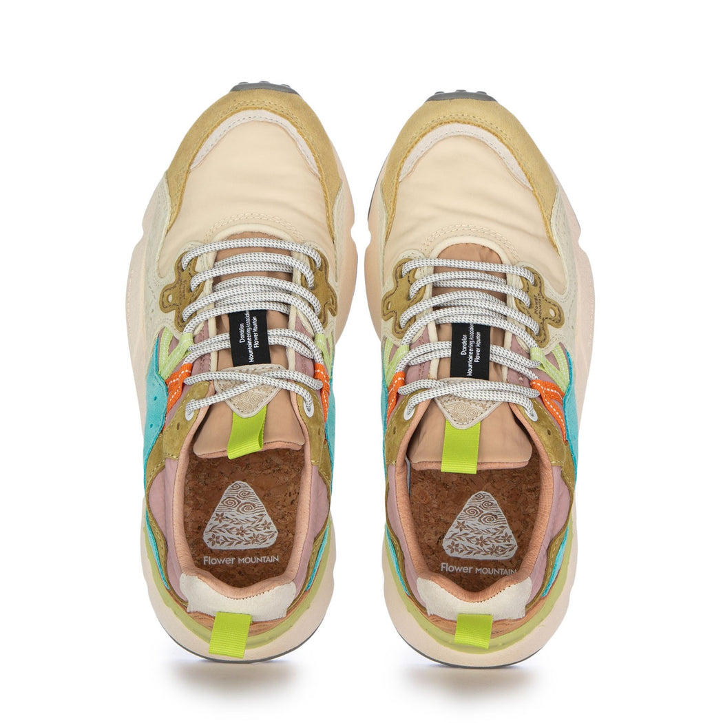 YAMANO3 SUEDE/NYLON  CREAM/MILK/LIGHT BLU