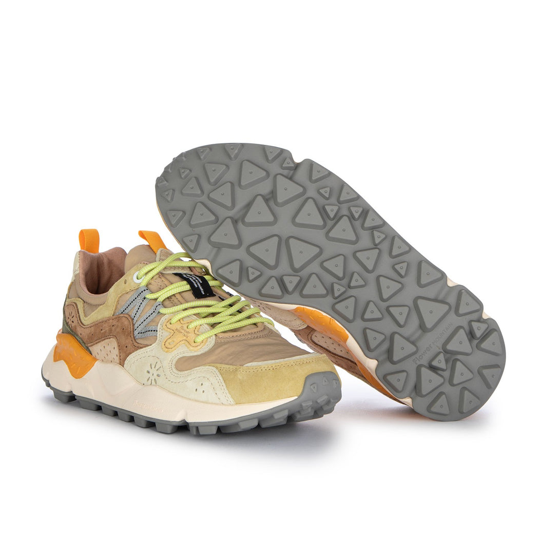 YAMANO3 UNI SUEDE/NYLON PALEYELLOW-LIGHT BEIGE