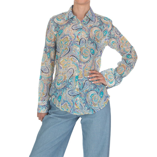 D235 PAOLA  AZZURRO/MULTICOLOR