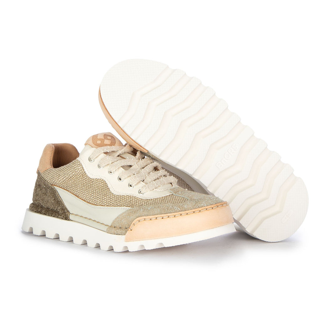LA SNEAKER CANVAS U2511-14A  BEIGE/BIANCO PANNA