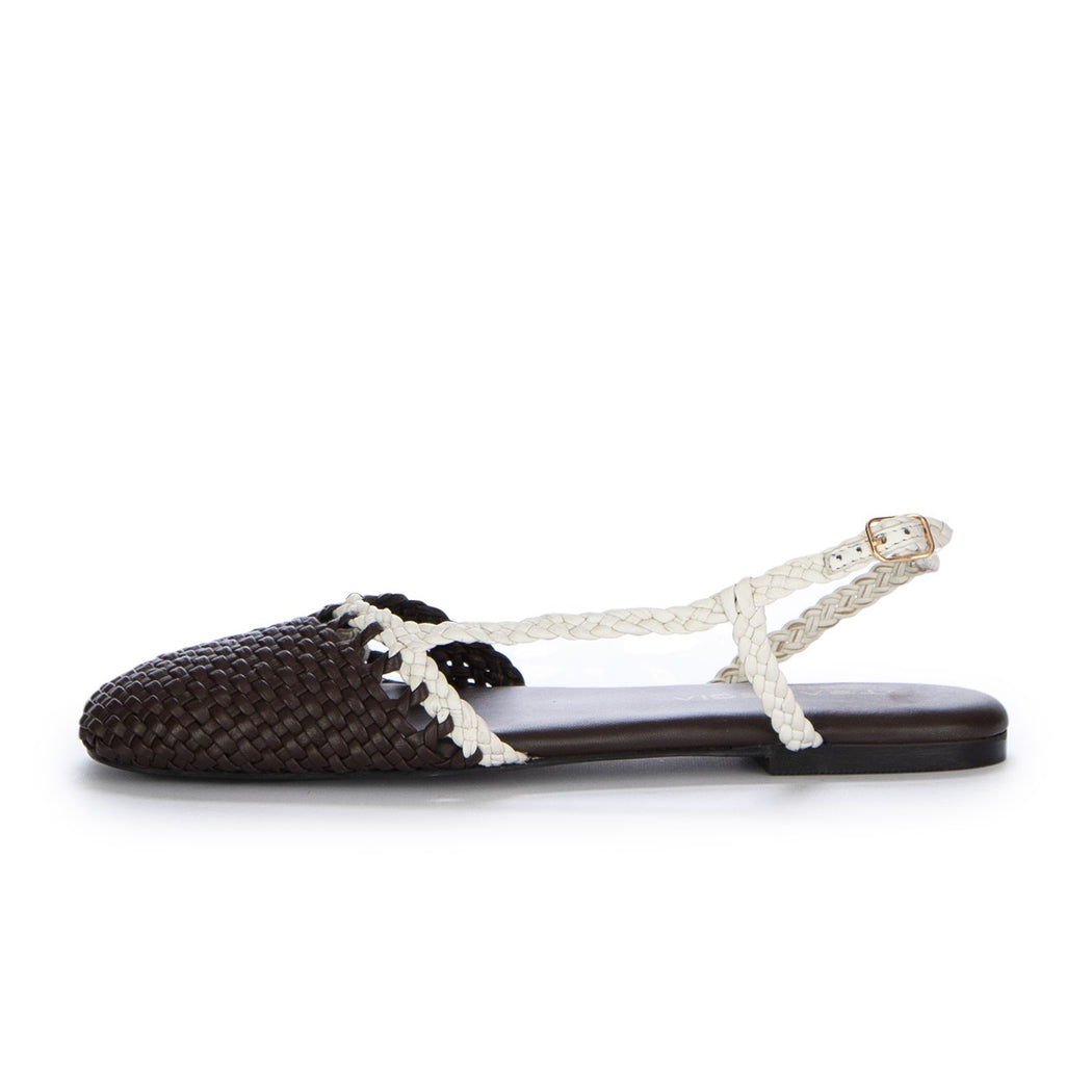 N-04  MARRONE/BIANCO LATTE