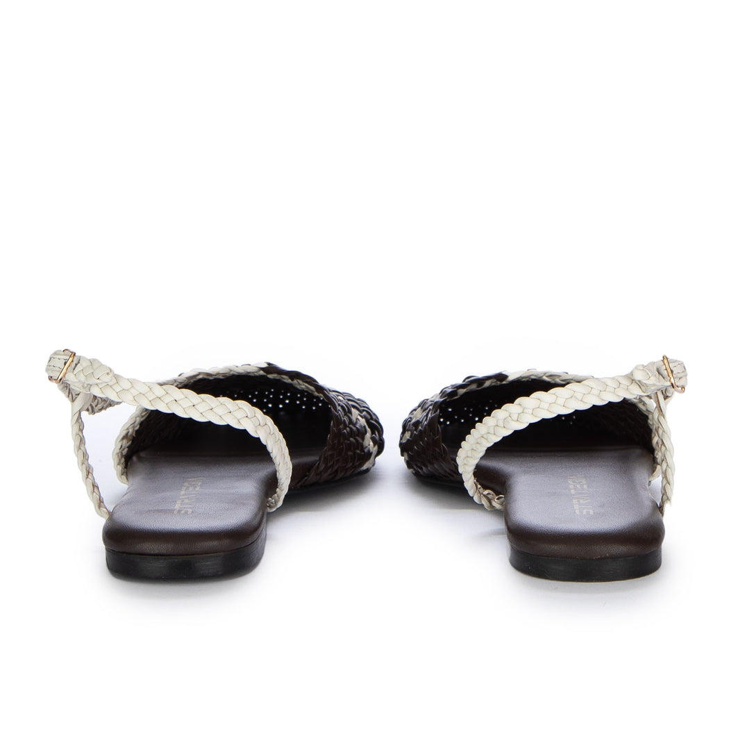 N-04  MARRONE/BIANCO LATTE