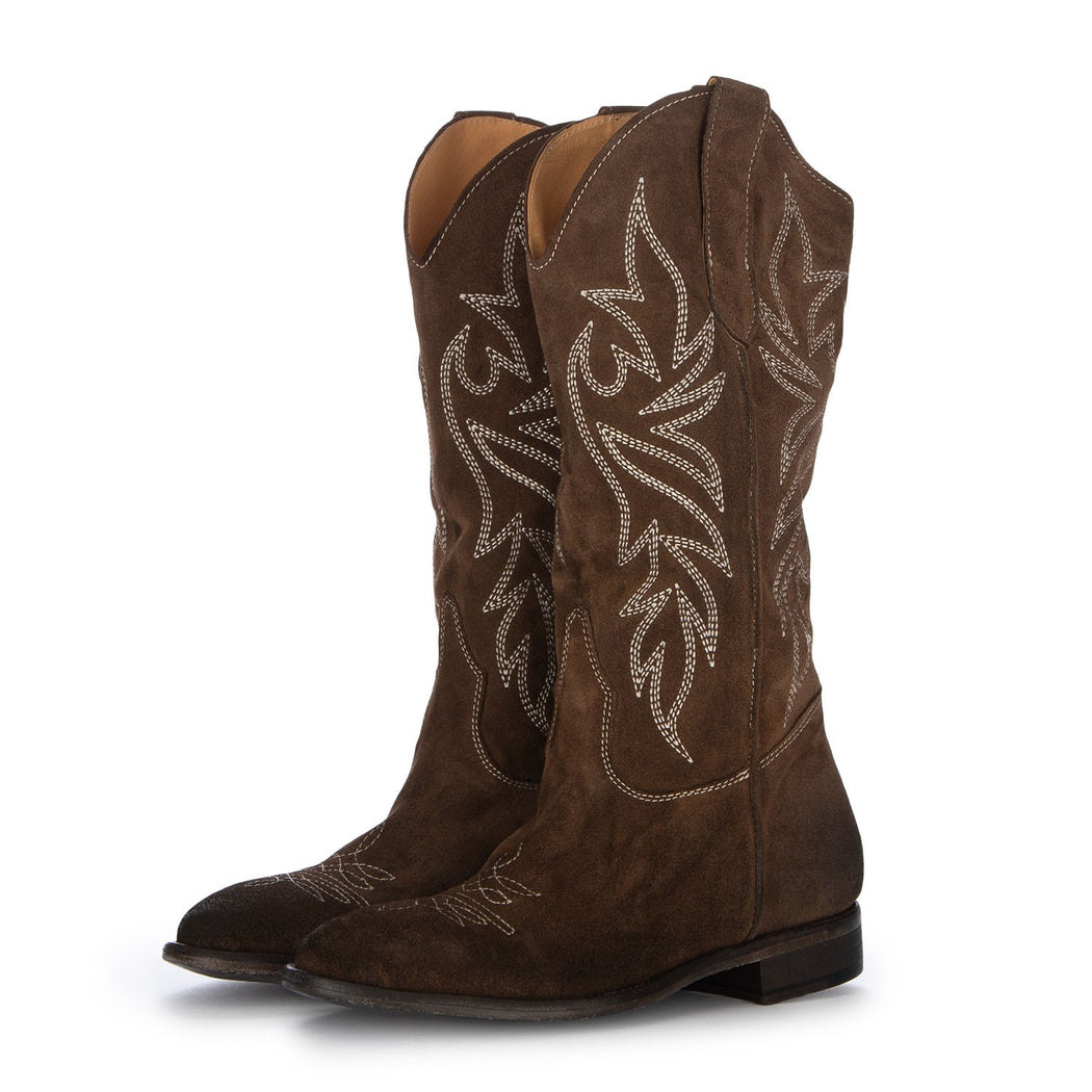 1443 CAMOSCIO WASH CACAO  MARRONE