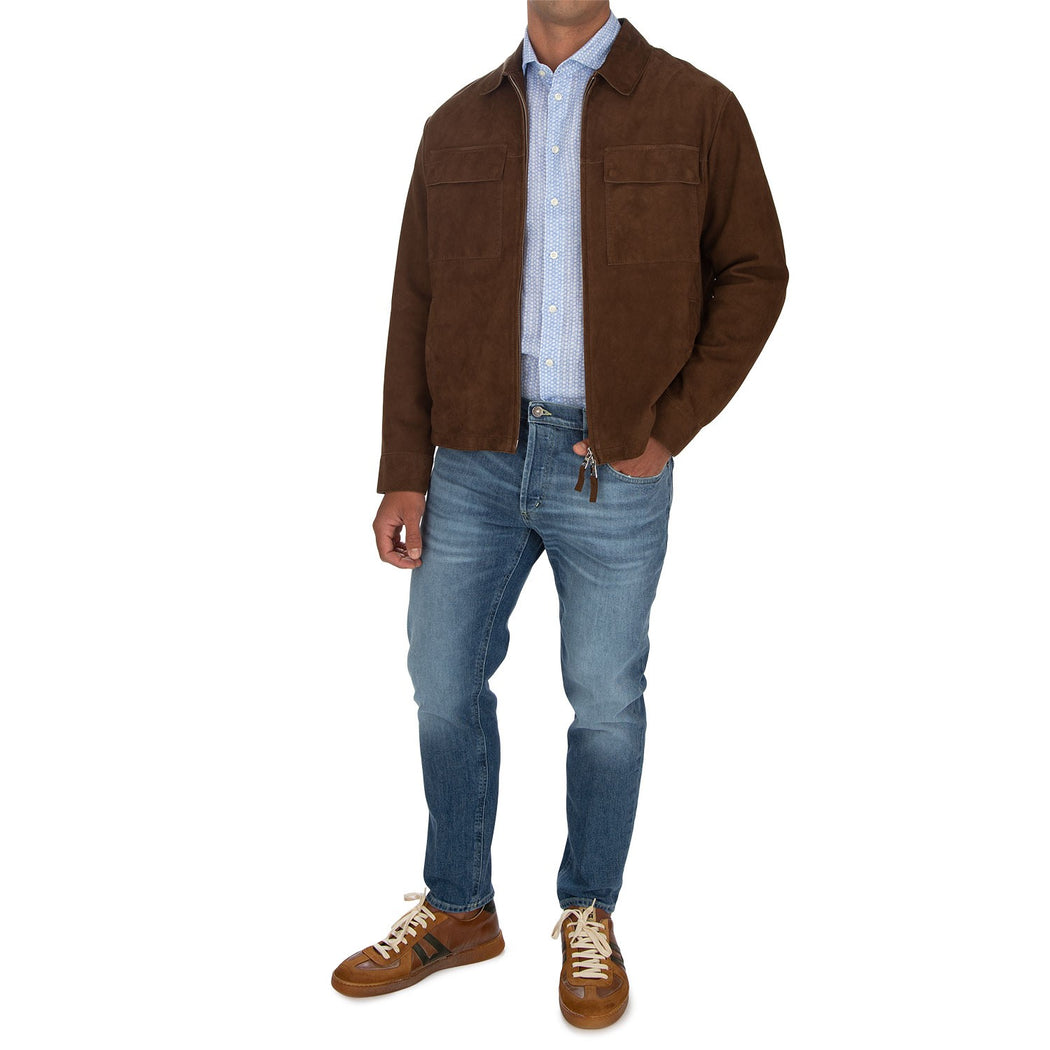 TARRAGON THIN SUEDE  126 MARRONE