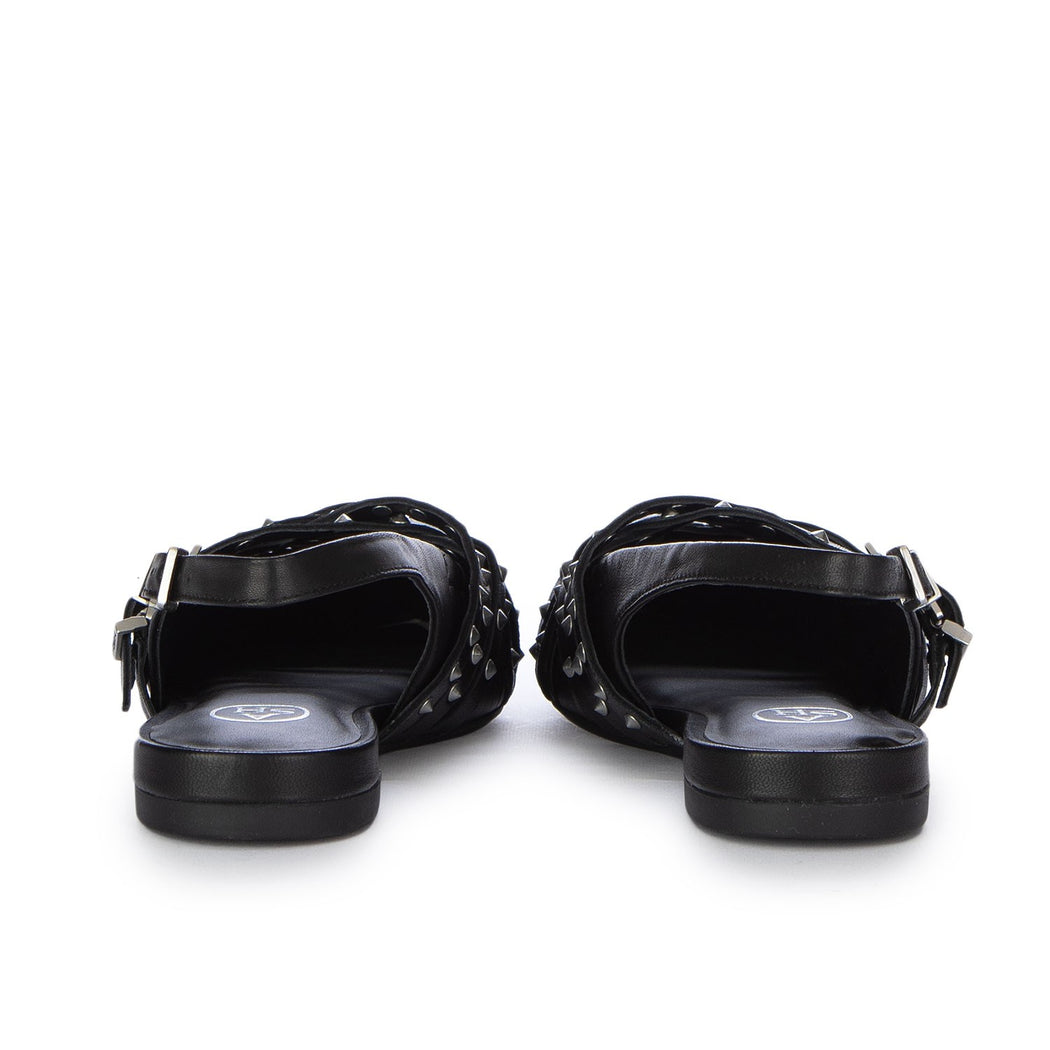 BIANCA C1 NAPPA FOULARD  NERO