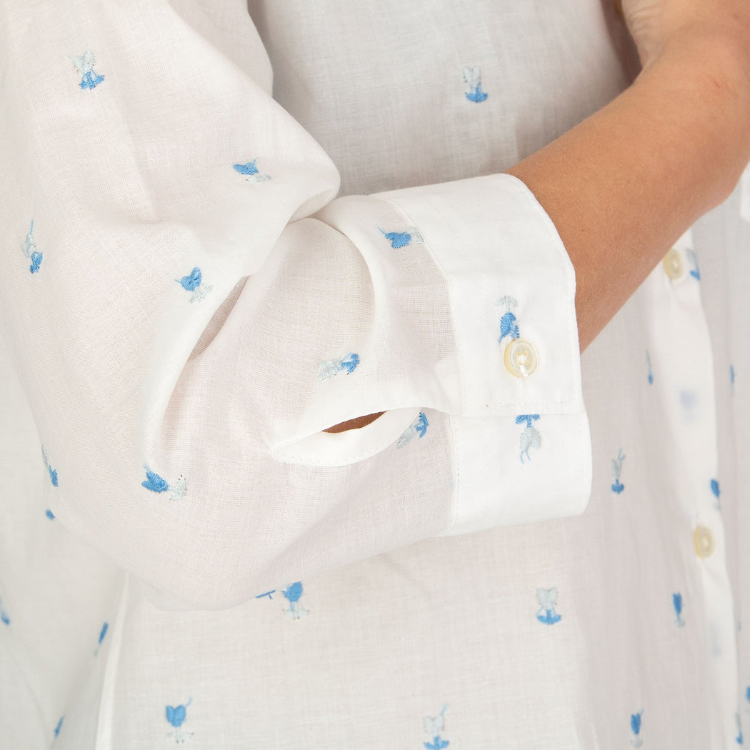 ART.012 CLAUDIA  01 BIANCO/AZZURRO