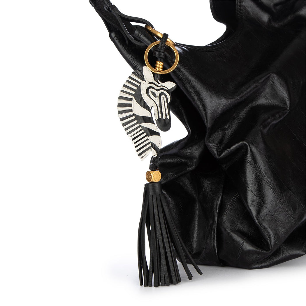 PC ZEBRA03 CHARMS  BIANCO/NERO
