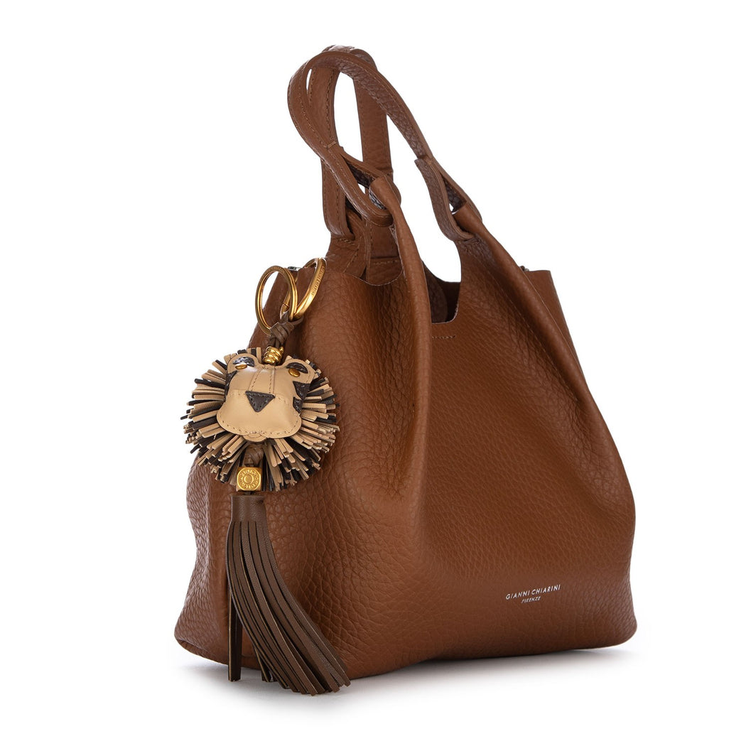 PC LEO07 CHARMS LIGHT GOLD  BEIGE/MARRONE