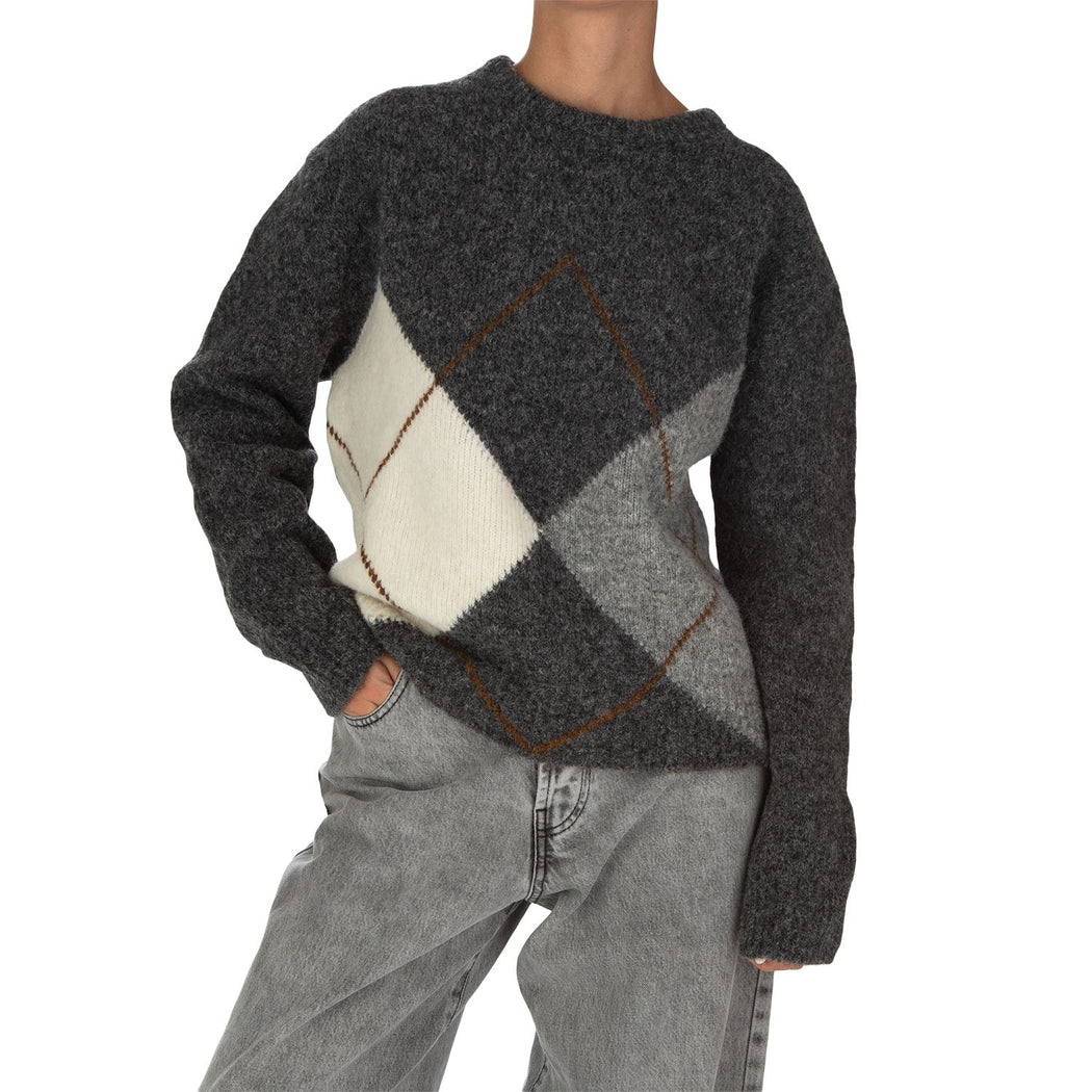 Y6WE90  RMB70 MARRONE/GRIGIO/BIANCO