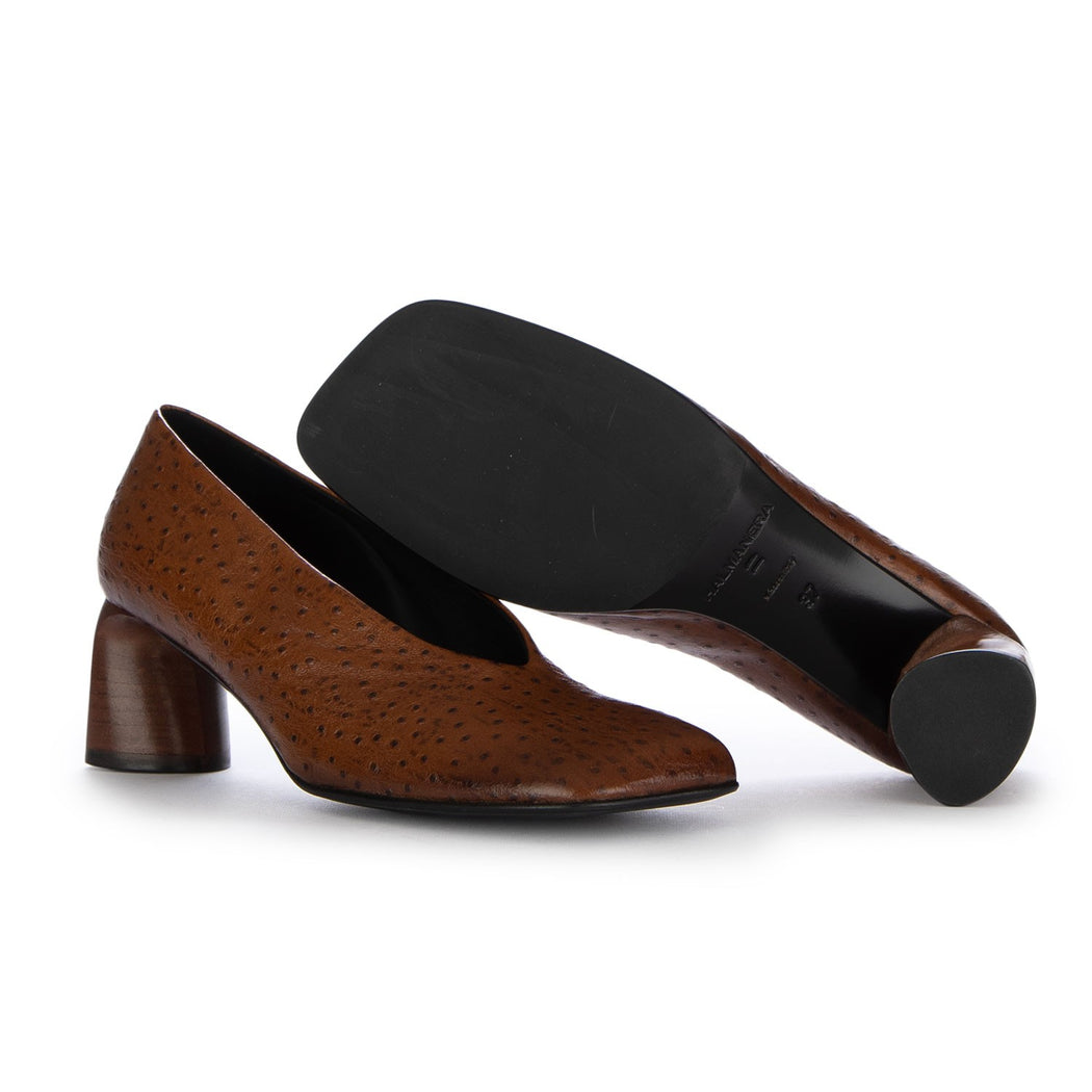 CAMI01 OSTRICH COHIBA  MARRONE CHIARO