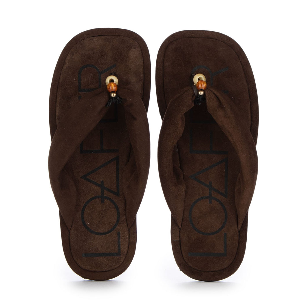 FILIPA DAARK BROWN SUEDE  MARRONE SCURO