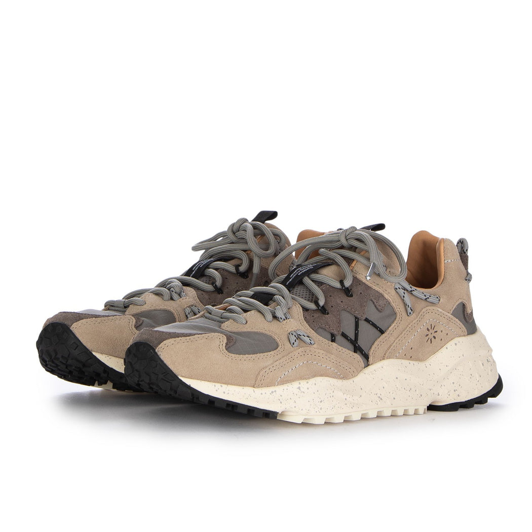 YAMABUSHI COW SUEDE  BEIGE/GRIGIO