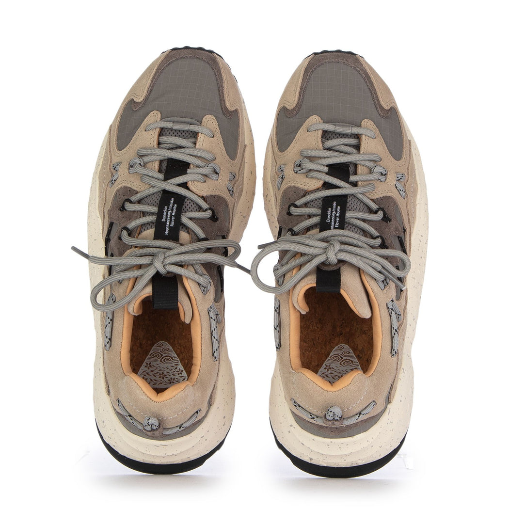 YAMABUSHI COW SUEDE  BEIGE/GRIGIO