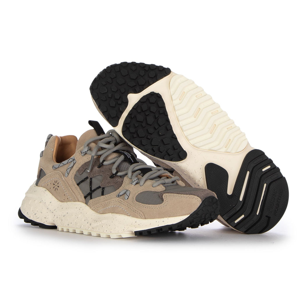YAMABUSHI COW SUEDE  BEIGE/GRIGIO