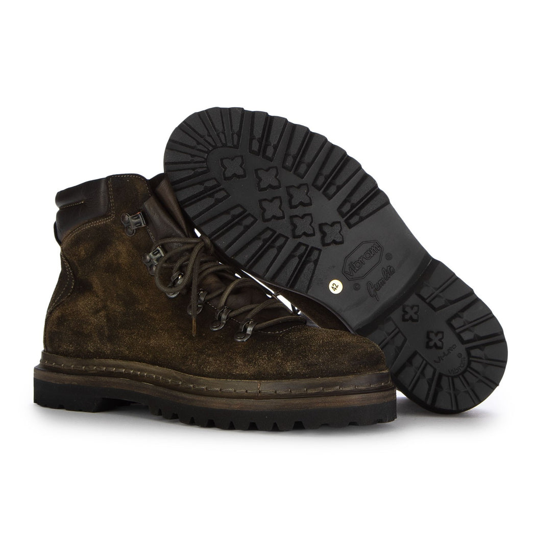 51574 SUEDE SPLIT DIVE KAKY+DECO  KHAKI