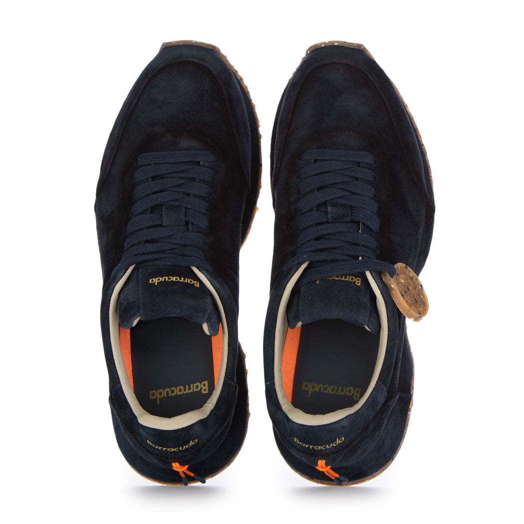 BU3645 V2882 SUEDE AERO PILOTA  BLU