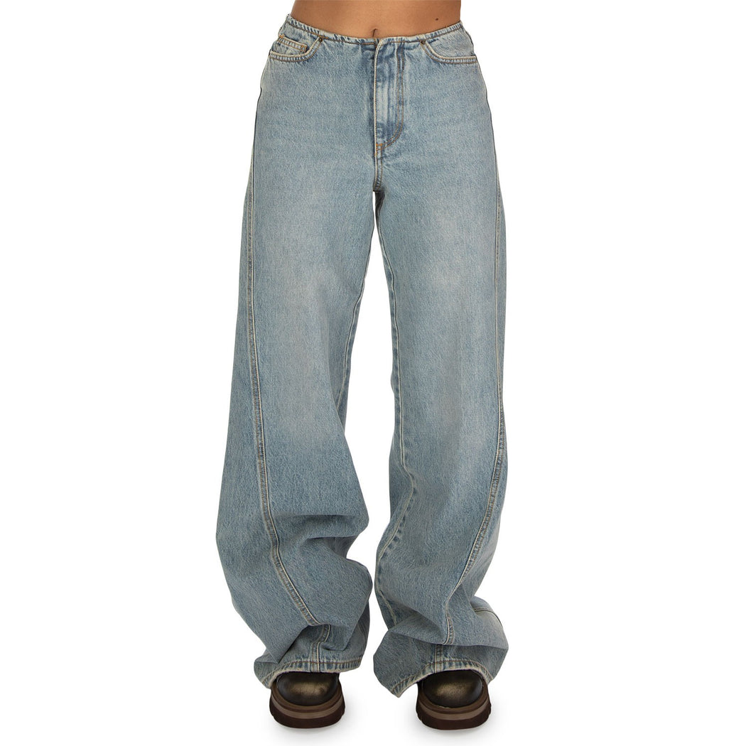 MARIANE-PALAZZO DENIM  AZZURRO
