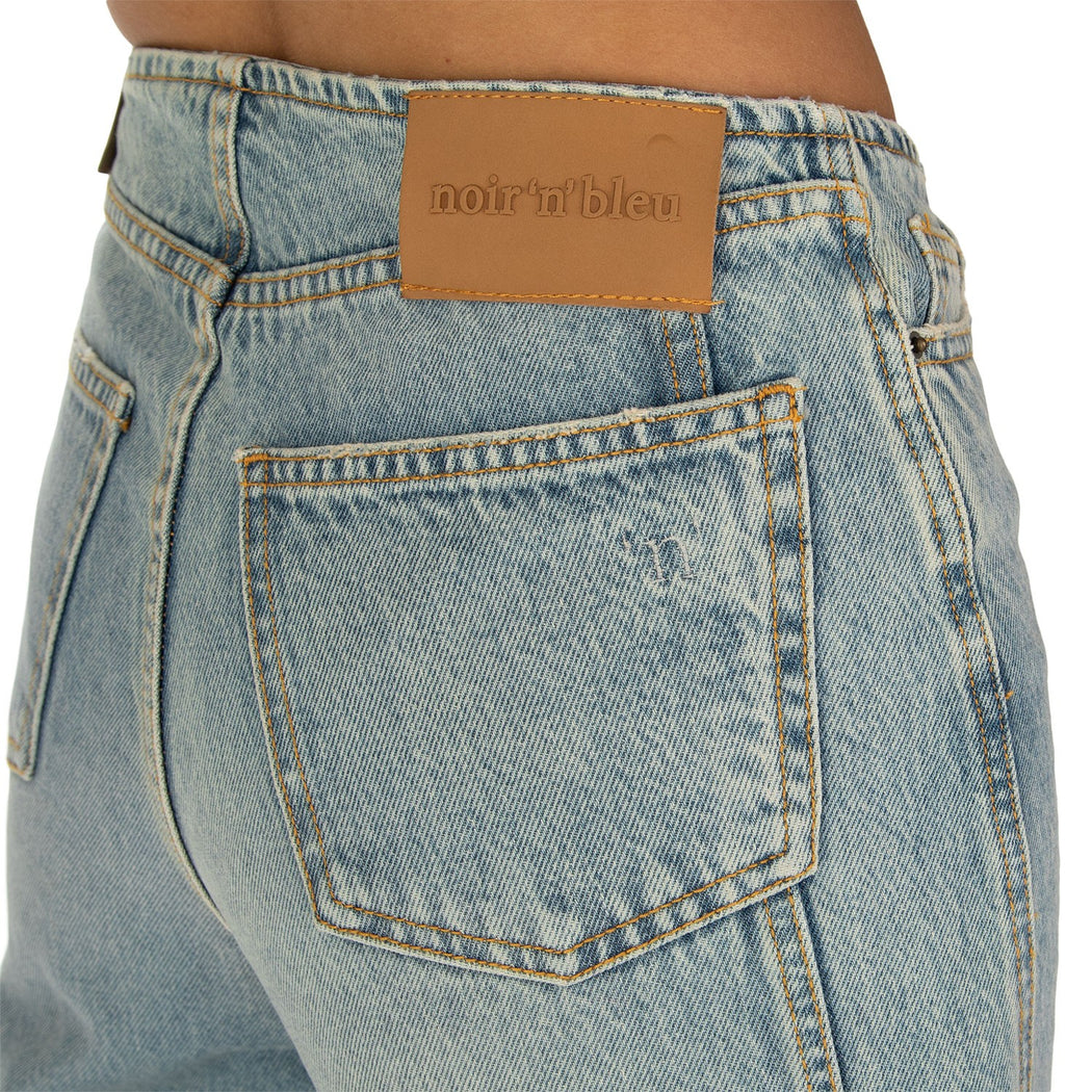 MARIANE-PALAZZO DENIM  AZZURRO
