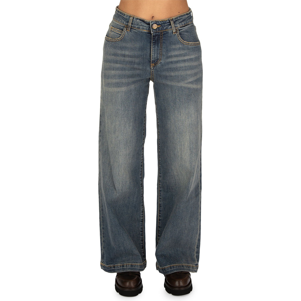 DENISE-113 GAUCHO DENIM  BLU