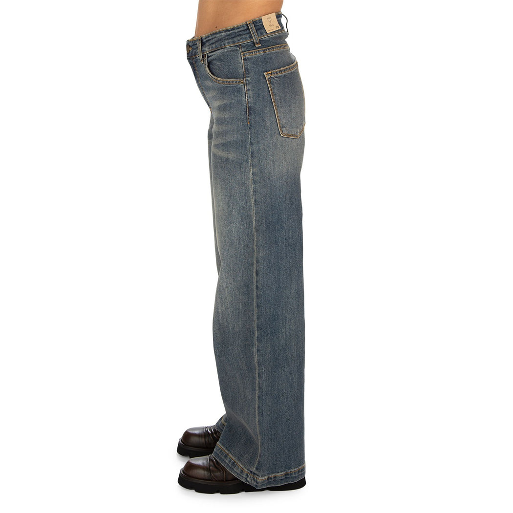DENISE-113 GAUCHO DENIM  BLU
