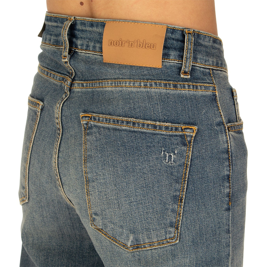 DENISE-113 GAUCHO DENIM  BLU