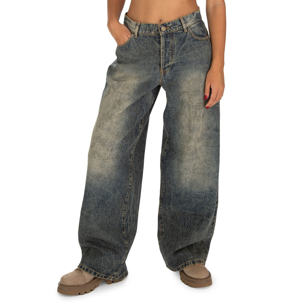 DOLLY-LOOSE FIT DENIM  BLU