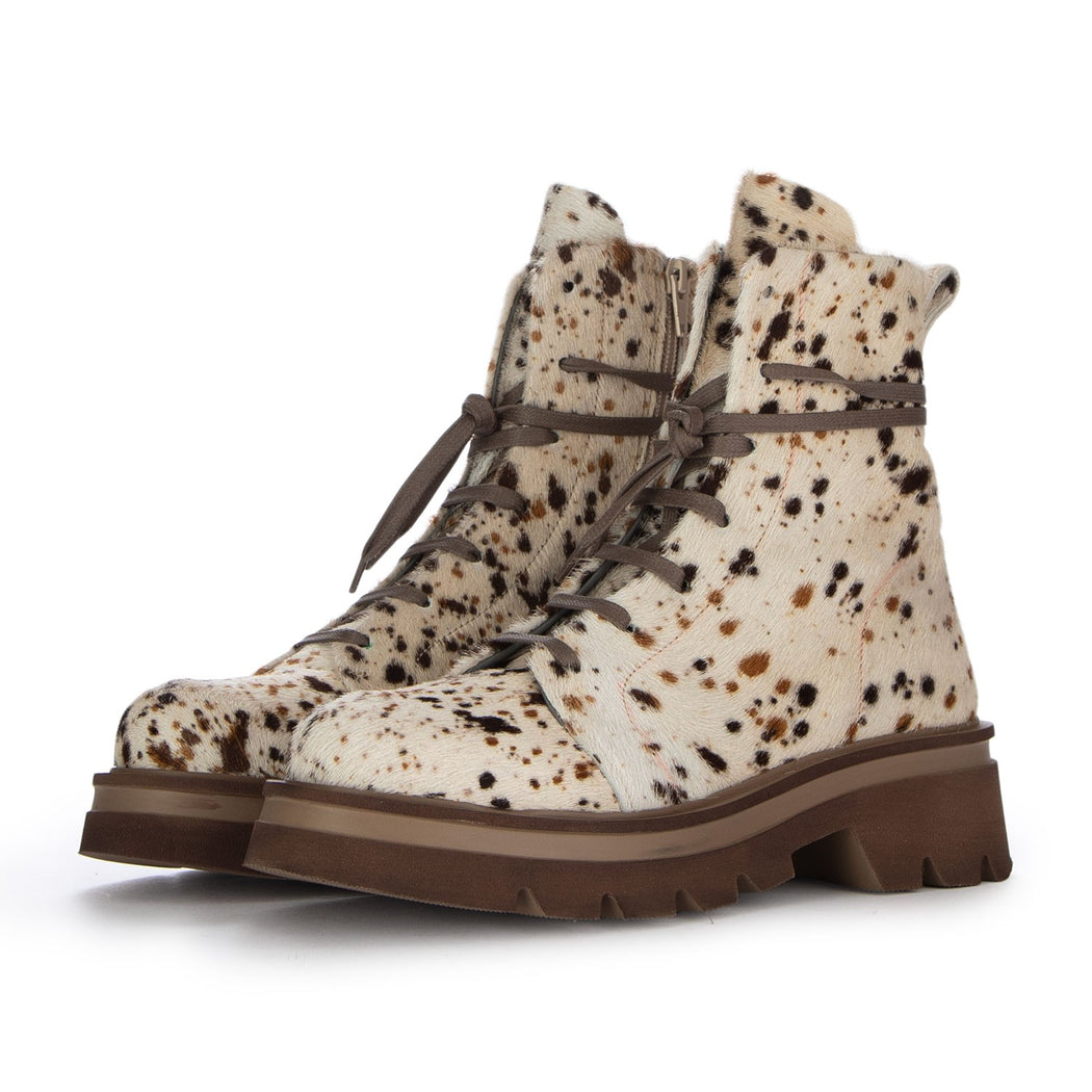 KUNI PONY MUCCA MACCHIATO  BEIGE/MARRONE