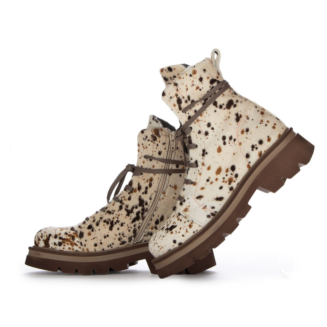 KUNI PONY MUCCA MACCHIATO  BEIGE/MARRONE