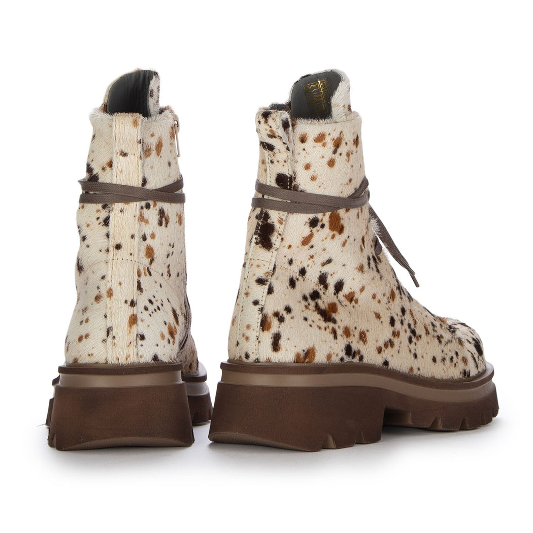 KUNI PONY MUCCA MACCHIATO  BEIGE/MARRONE