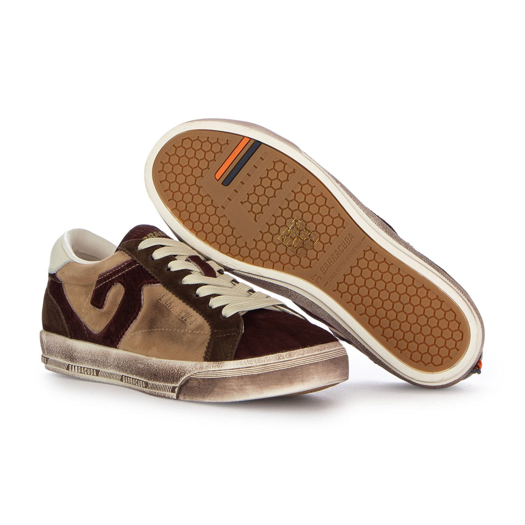 BD1633B  V3007 BORDEAUX/MARRONE/BEIGE