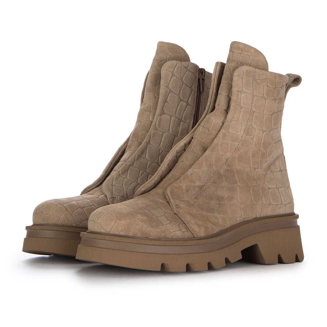 KUNI NO LACE COCCO SUEDE NATURAL  BEIGE