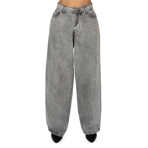 ZEFIRO-10 PANTALONE SLOUCHY  GRIGIO