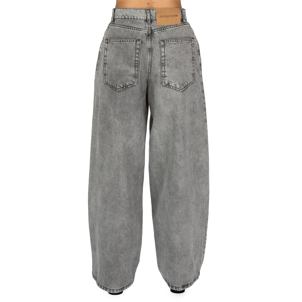 ZEFIRO-10 PANTALONE SLOUCHY  GRIGIO