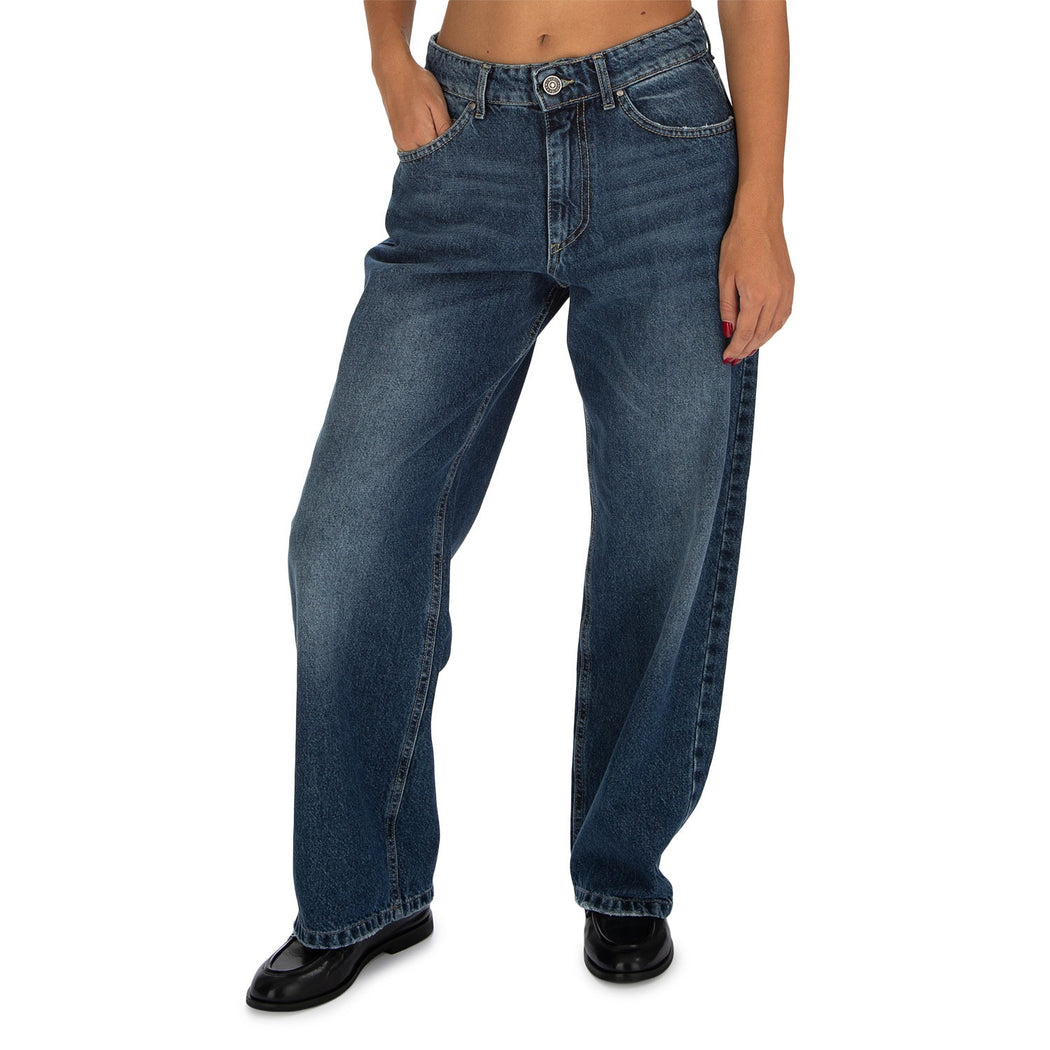 DIANA-10 PANTALONE BOY FIT  BLU