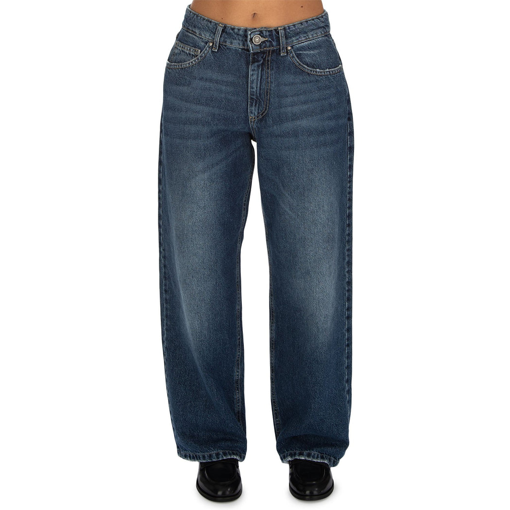 DIANA-10 PANTALONE BOY FIT  BLU