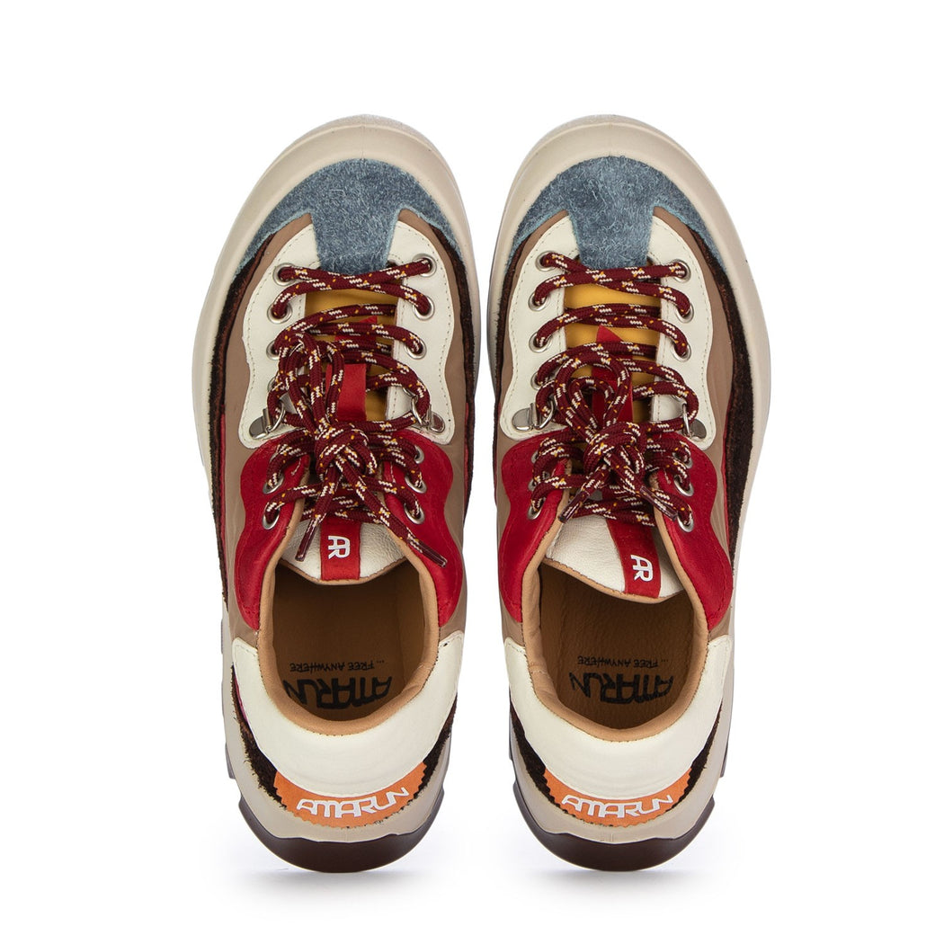 CORVINA 02  BEIGE/ROSSO/AZZURRO
