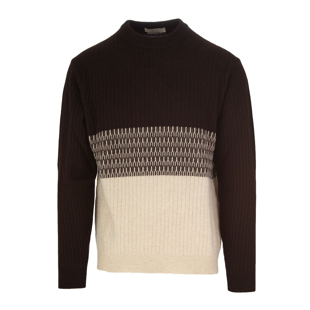 WO 0060  0033 MARRONE/BEIGE