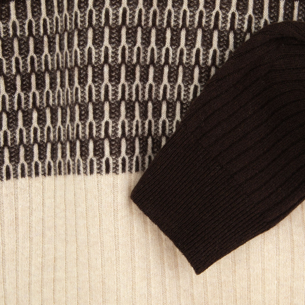 WO 0060  0033 MARRONE/BEIGE