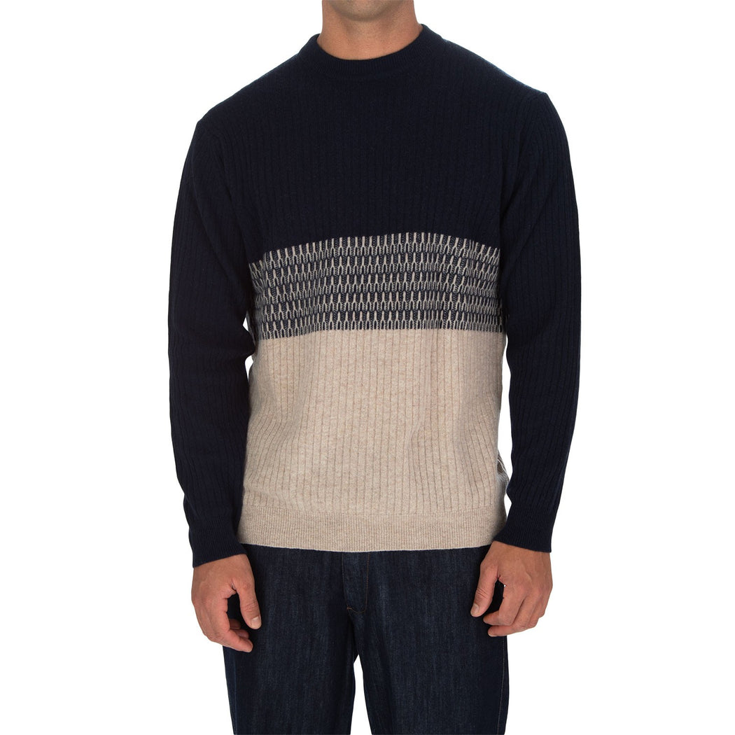 WO 0060  0023 BLU/BEIGE