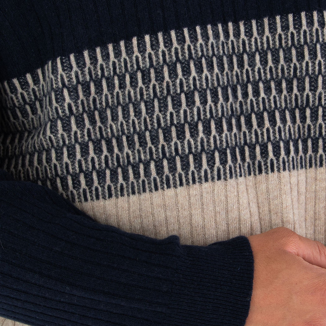 WO 0060  0023 BLU/BEIGE